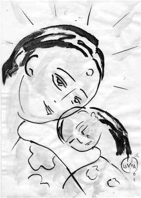 Pia Kong-Ju Consoles Her Daughtery